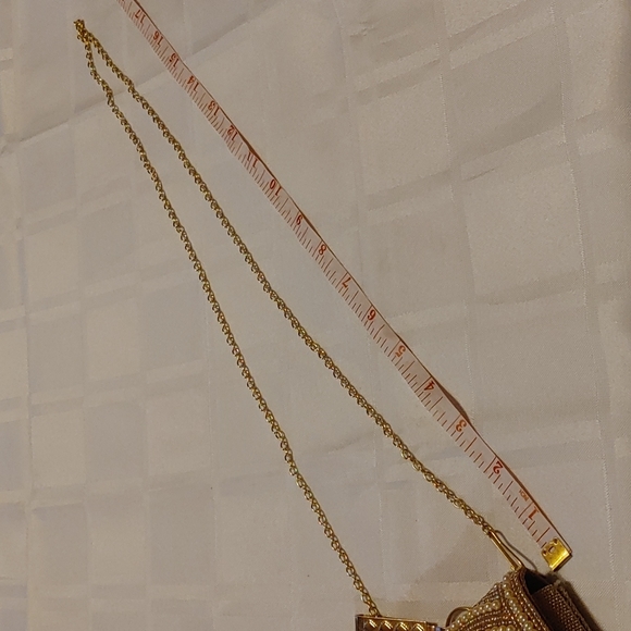 Clutch Purse with Strap and Saree Clip - Picture 8 of 12